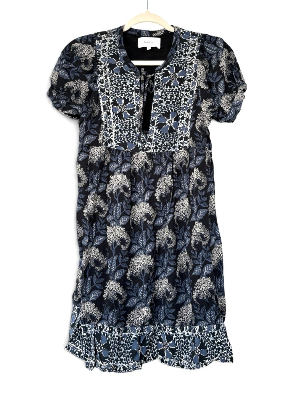 Ba&sh Gaia Floral Babydoll Dress Size 0 Boho Y2K